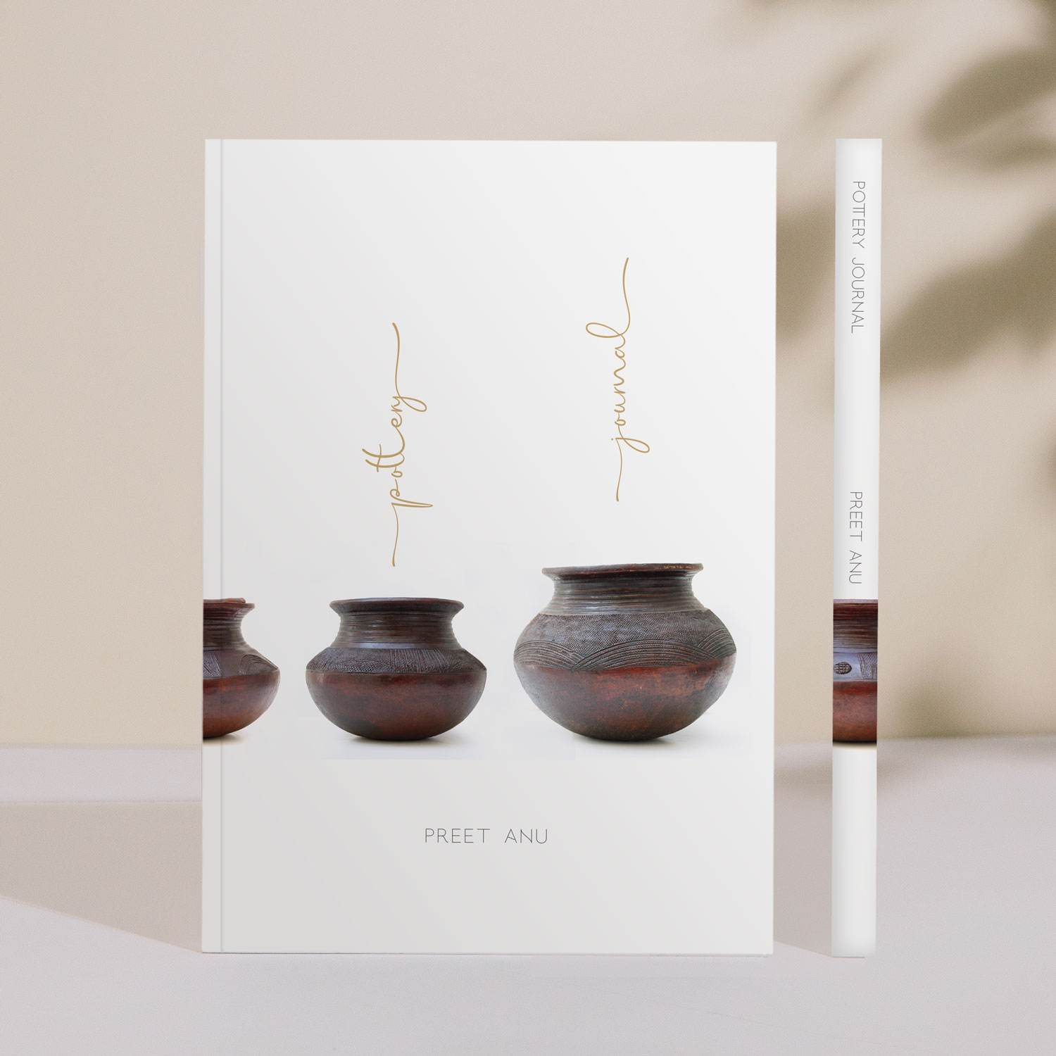 Minimalist Pottery Journal – personalized pottery project log