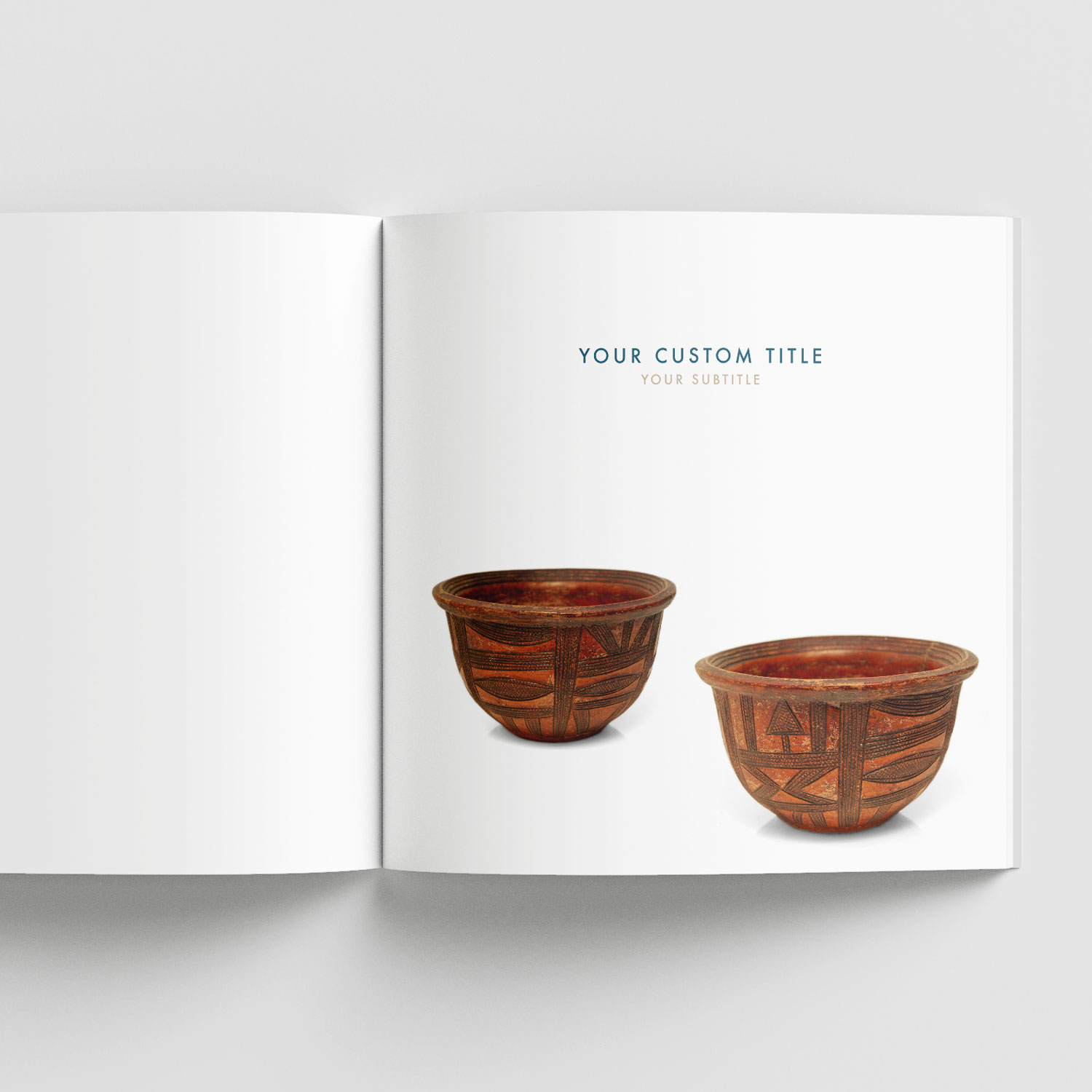 Minimalist Pottery Journal – personalized