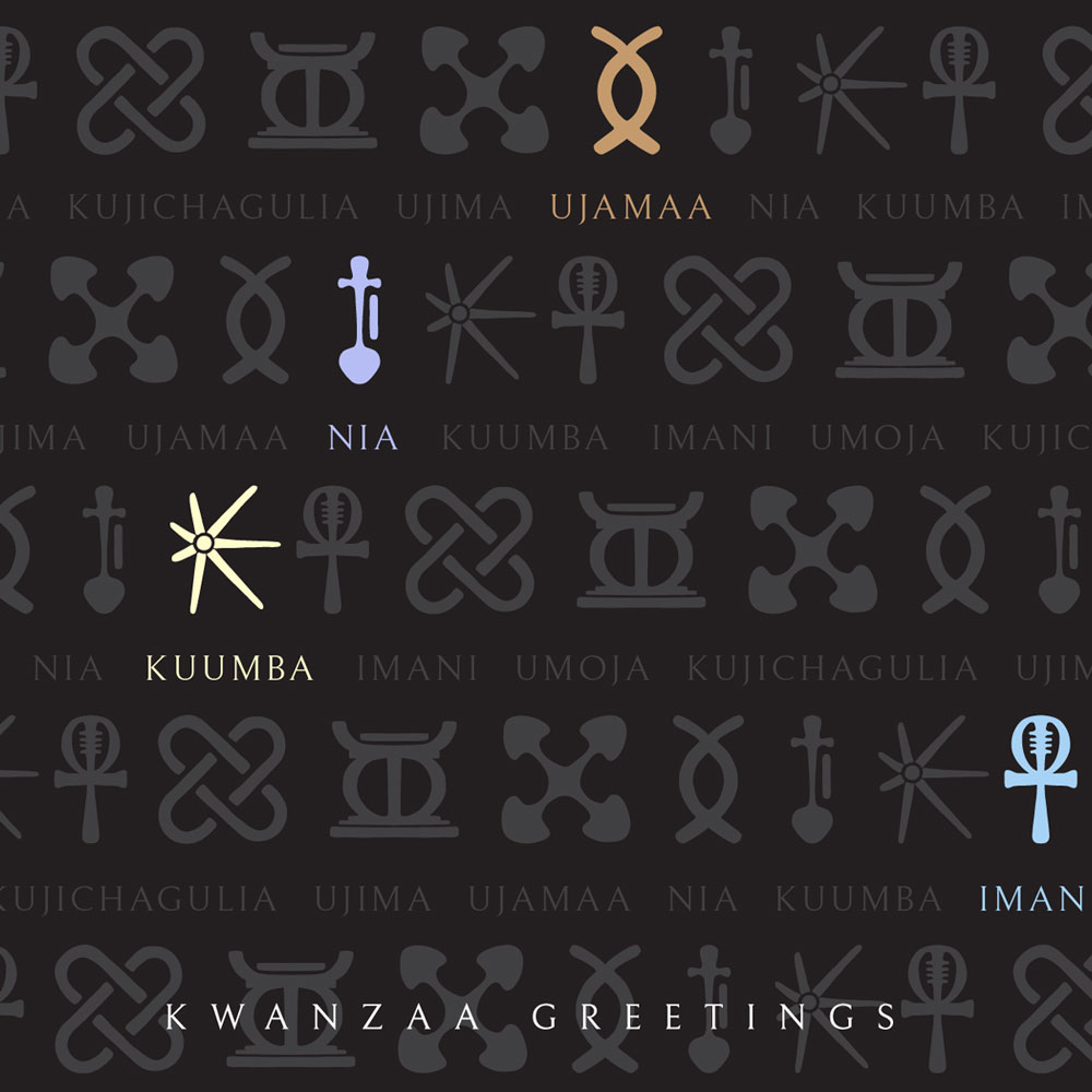 Symbols of Kwanzaa Card