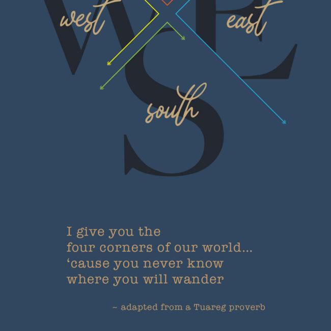 The World is Yours (Four Corner Nomad #2) – encouragement card