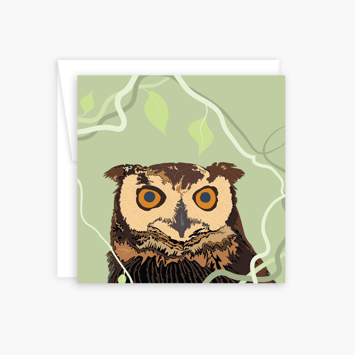 Owl – Blank note card