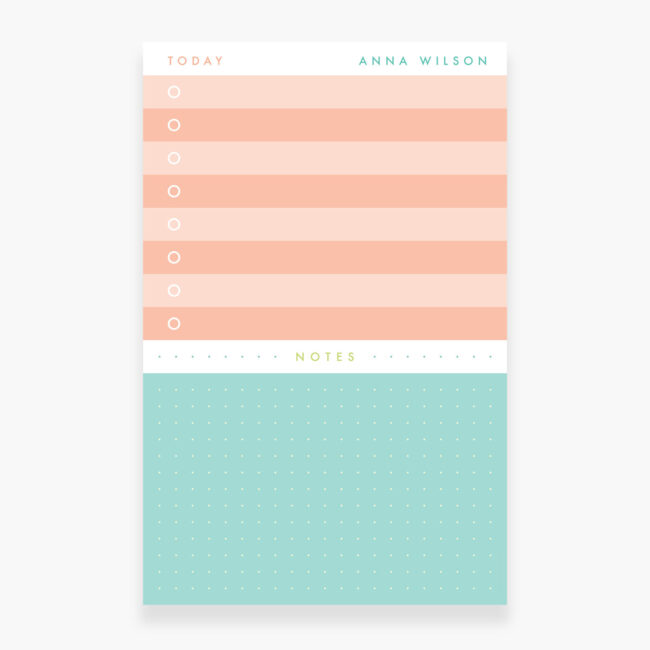 To Do + Notes Notepad