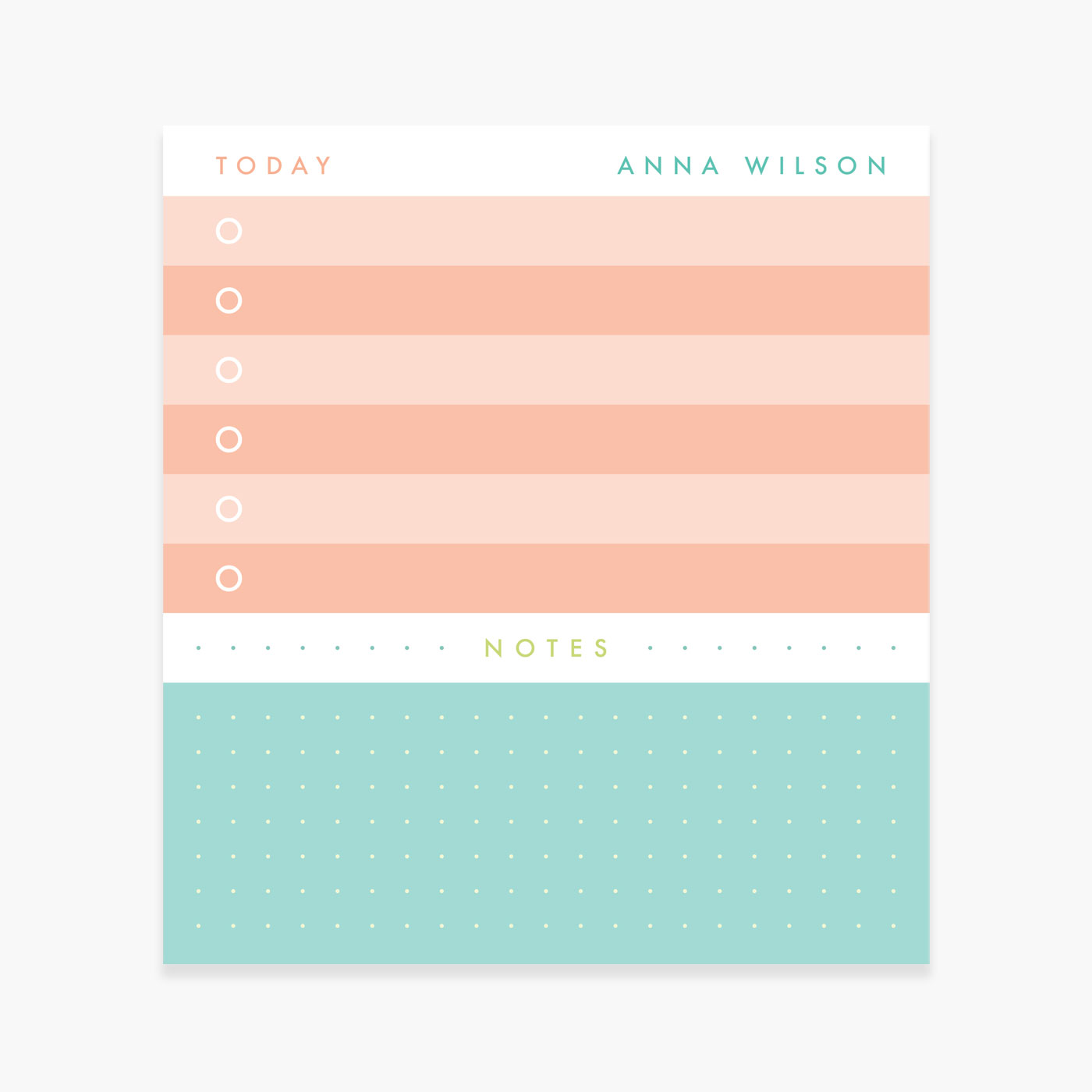 To Do + Notes Notepad
