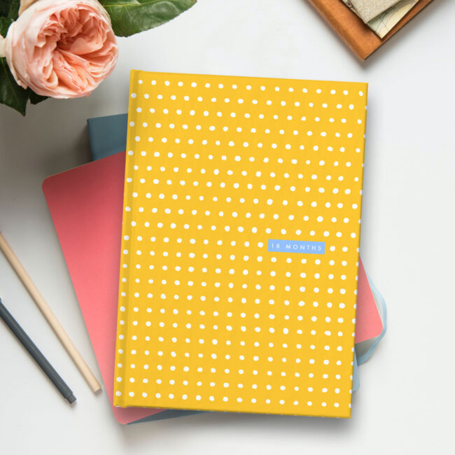 Essential 18-month Planner with Notes – undated (yellow)
