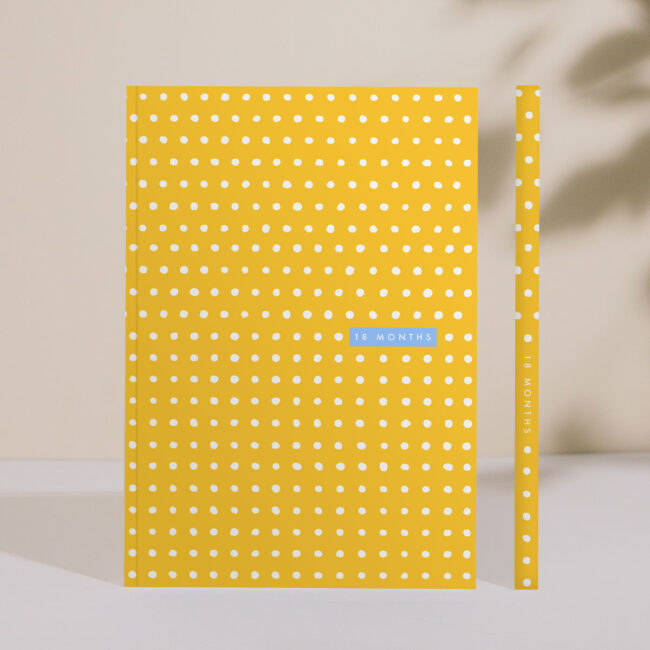 Essential 18-month Planner with Notes – undated (yellow)