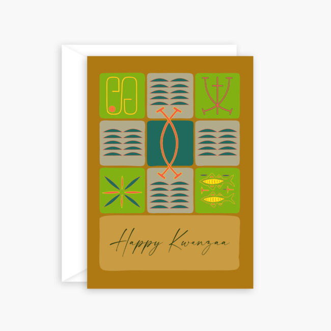 Nsibidi Kwanzaa Cards – assorted card set (10)