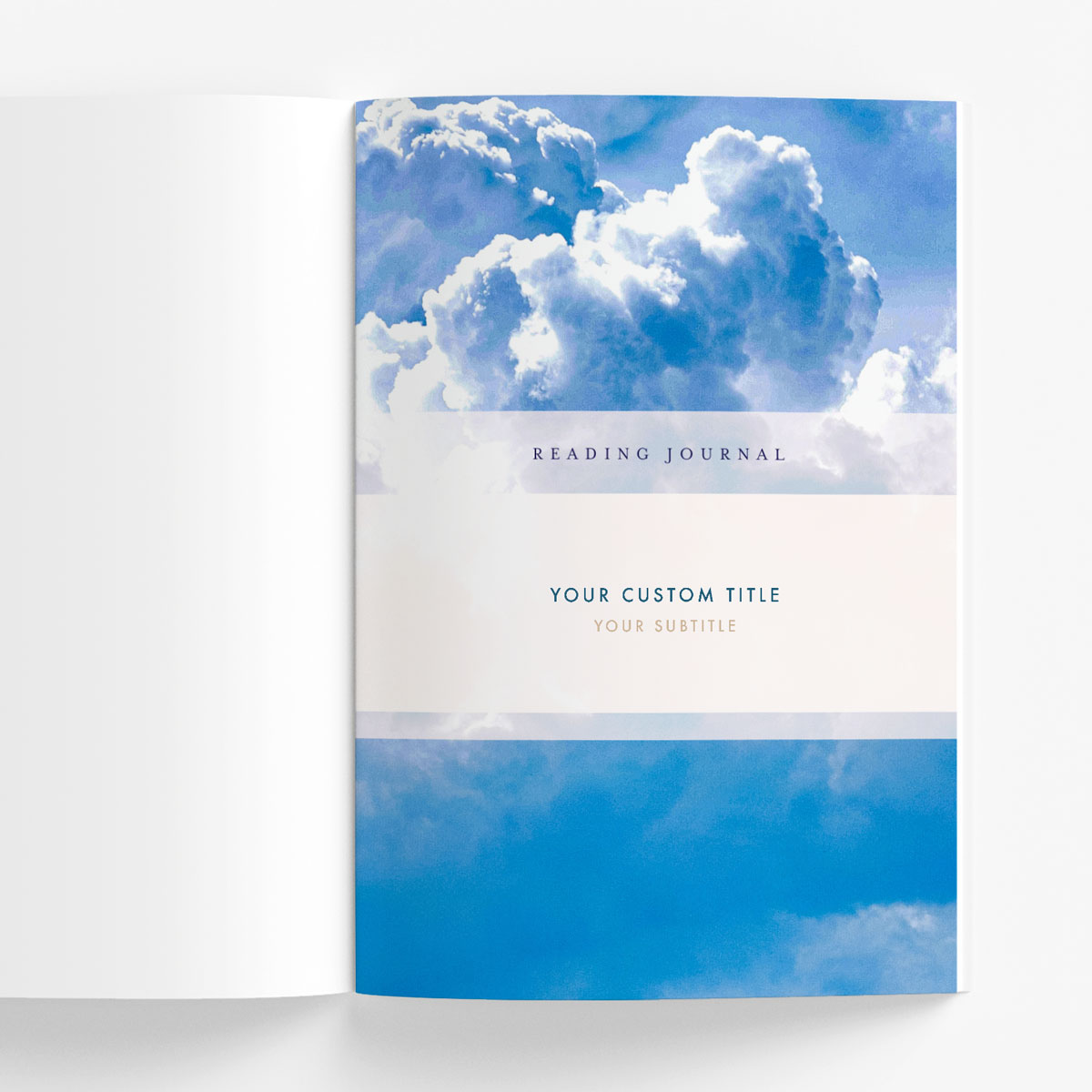 Kinda Blue – personalized reading journal
