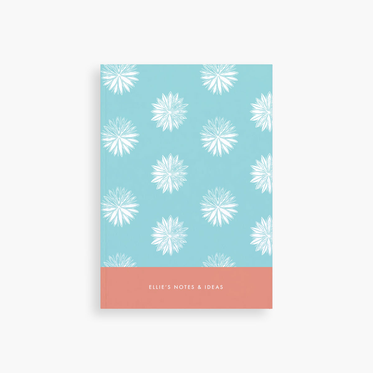 Abstract Floral Print Notebook