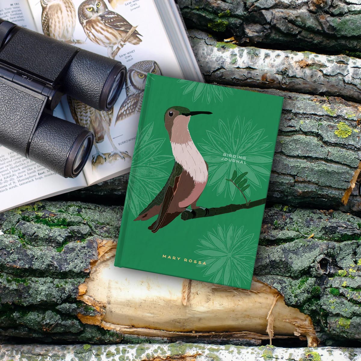 Personalized Birding Journal – hummingbird