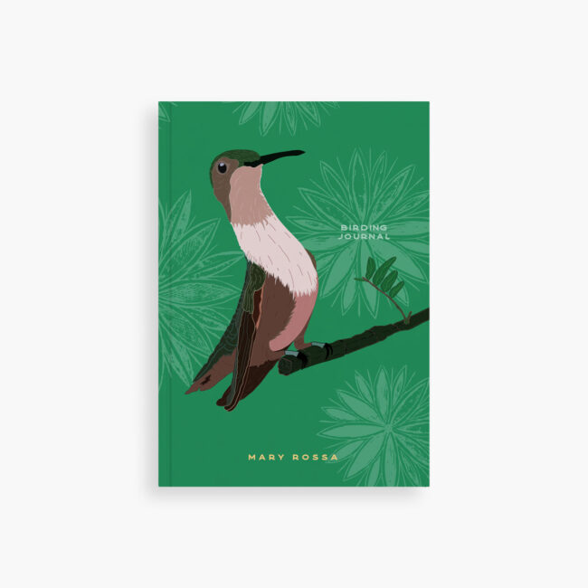 Personalized Birding Journal – hummingbird