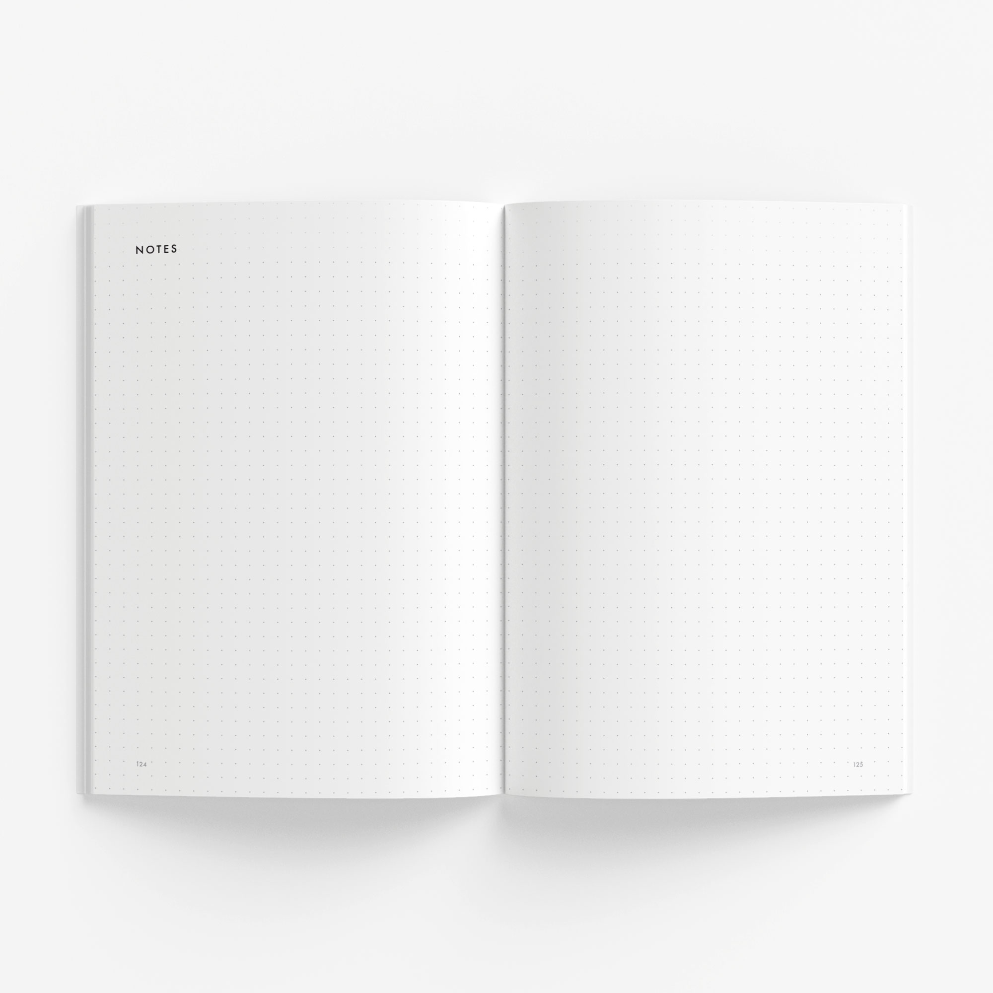 Minimalist Reading Journal (half-page log) – grey