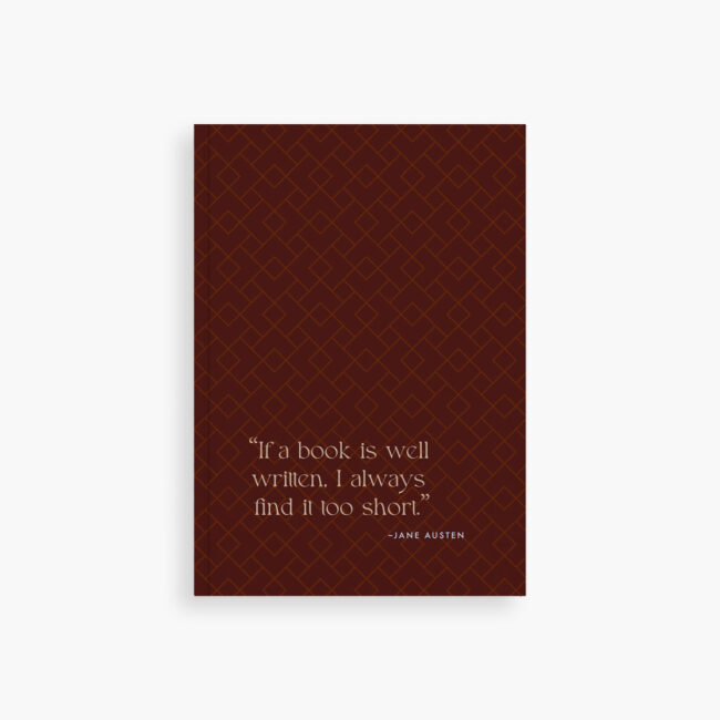 Customizable Quotation Reading Journal – red fire